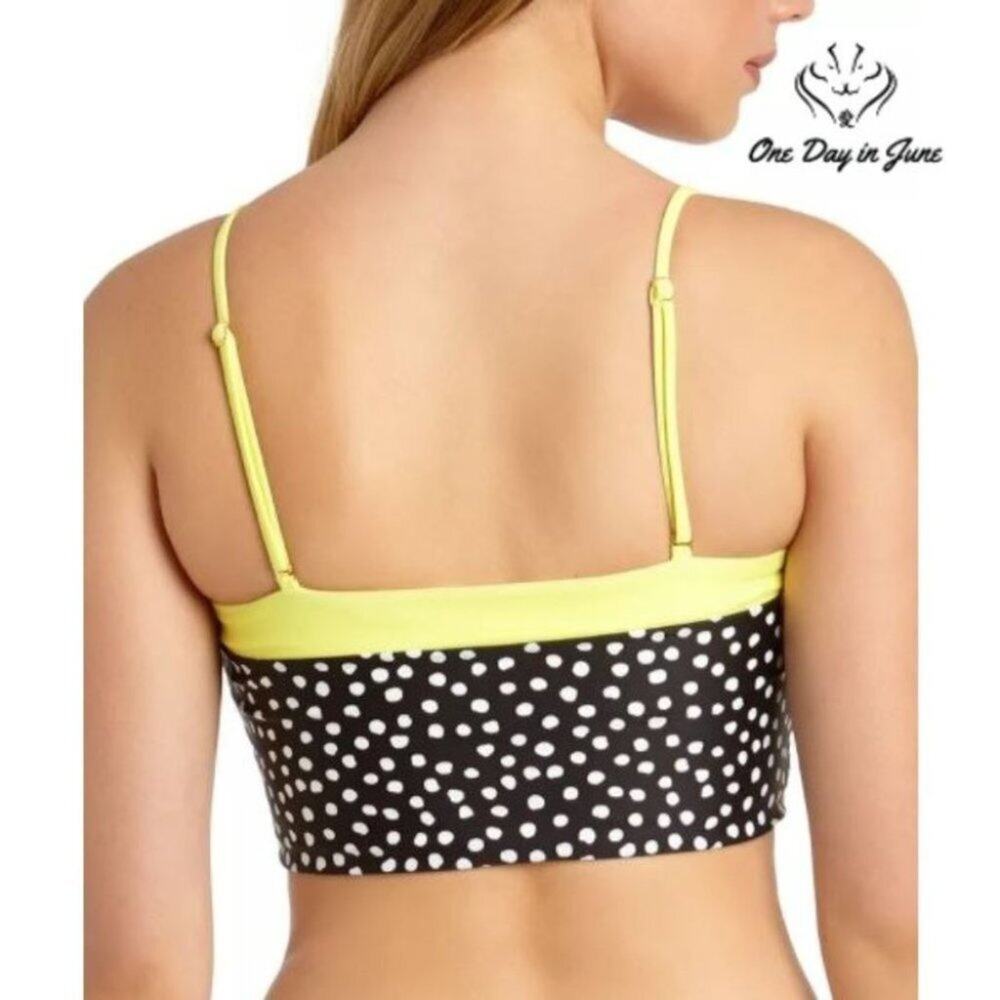 California Waves Juniors' Reversible Bandeau Bikini Top Size M - Picture 2 of 3